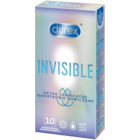 Prezerwatywy Durex Invisible A10 dodatkowo nawilżone Prezerwatywy Durex Invisible A10 dodatkowo nawilżone