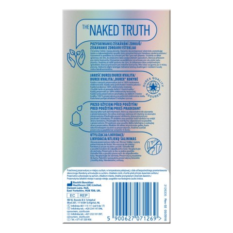 Prezerwatywy Durex Invisible A10 dodatkowo nawilżone Prezerwatywy Durex Invisible A10 dodatkowo nawilżone