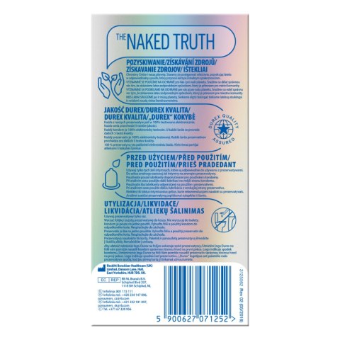 Prezerwatywy Durex Invisible supercienkie 10szt Prezerwatywy Durex Invisible supercienkie 10szt