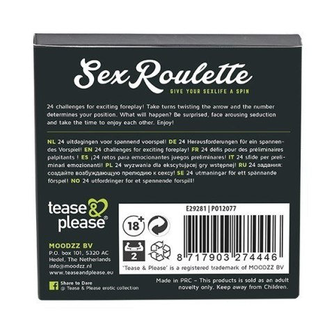 Tease&Please Sex Roulette Foreplay Tease&Please Sex Roulette Foreplay