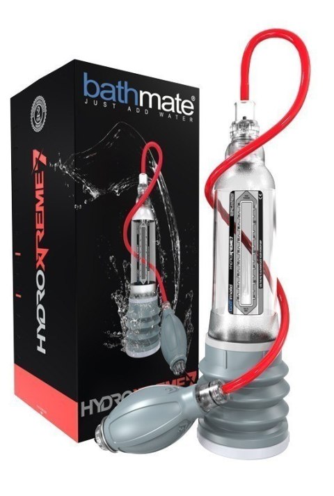 Zestaw z pompką wodna do powiększania penisa Bathmate HydroXtreme7 Crystal Clear Zestaw z pompką wodna do powiększania penisa Bathmate HydroXtreme7 Crystal Clear