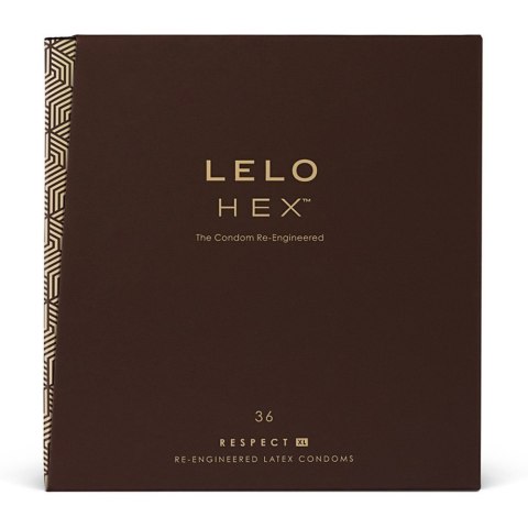 LELO HEX Respect XL prezerwatywy lateksowe 36 sztuk LELO HEX Respect XL prezerwatywy lateksowe 36 sztuk