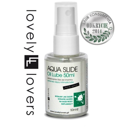 Lovely Lovers Aqua Slide Oil Lube lubrykant 50 ml Lovely Lovers Aqua Slide Oil Lube lubrykant 50 ml