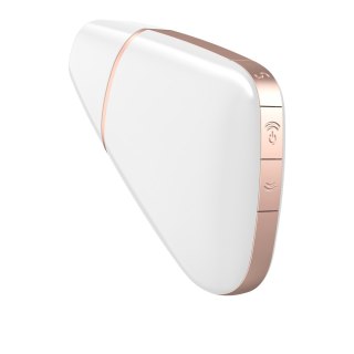 Bezdotykowy stymulator łechtaczki z aplikacją Satisfyer Love Triangle White