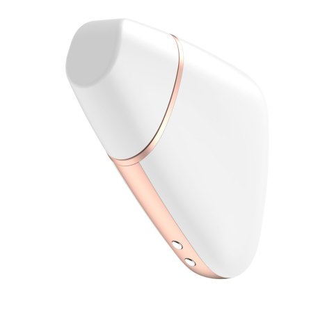 Bezdotykowy stymulator łechtaczki z aplikacją Satisfyer Love Triangle White