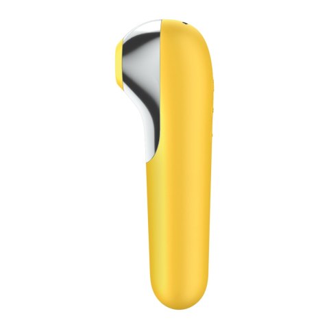 Bezdotykowy stymulator łechtaczki z wibratorem Satisfayer Dual Love Yellow Bezdotykowy stymulator łechtaczki z wibratorem Satisfayer Dual Love Yellow