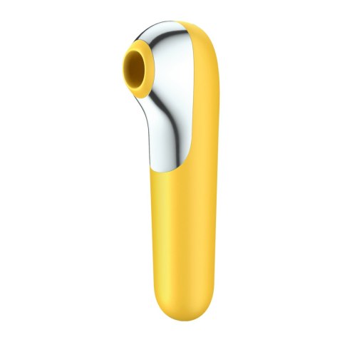 Bezdotykowy stymulator łechtaczki z wibratorem Satisfayer Dual Love Yellow Bezdotykowy stymulator łechtaczki z wibratorem Satisfayer Dual Love Yellow