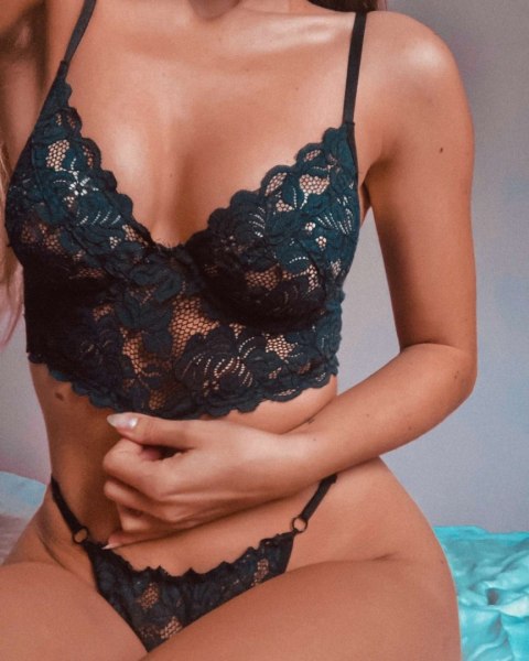 Bianca półgorset czarny S Bianca półgorset czarny S