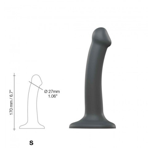 Dildo Mono Density Matte Grey S Dildo Mono Density Matte Grey S
