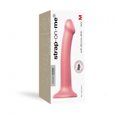 Dildo Mono Density Metallic Shine Old Rose M