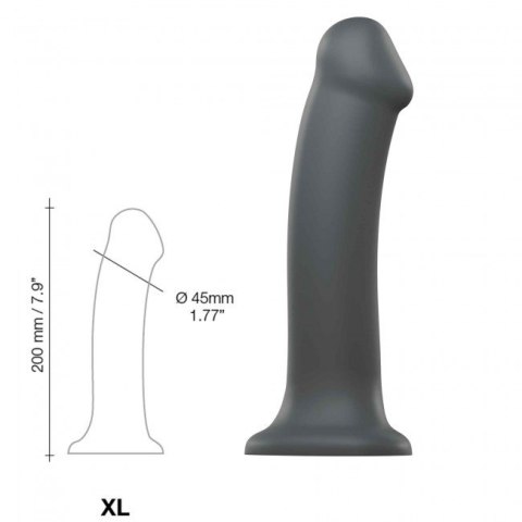 Dildo Strap-on-me Dildo Mono Density Matte XL Grey Dildo Strap-on-me Dildo Mono Density Matte XL Grey