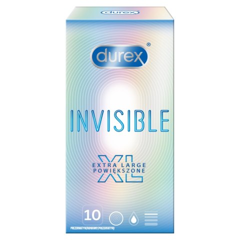 Durex Invisible XL Powiększone 10 szt. Durex Invisible XL Powiększone 10 szt.