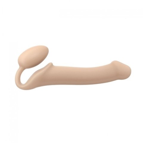 Podwójne dildo Strap-on-me Silicone bendable strap-on L Vanilla Podwójne dildo Strap-on-me Silicone bendable strap-on L Vanilla