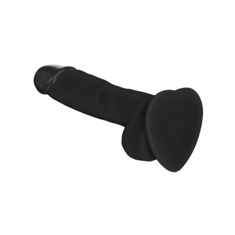 Soft Realistic Dildo Black M Soft Realistic Dildo Black M