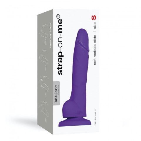 Soft Realistic Dildo Purple S Soft Realistic Dildo Purple S