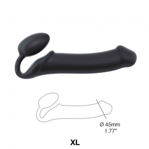 Strap-on-me Silicone bendable strap-on Black XL Strap-on-me Silicone bendable strap-on Black XL