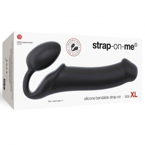 Strap-on-me Silicone bendable strap-on Black XL Strap-on-me Silicone bendable strap-on Black XL