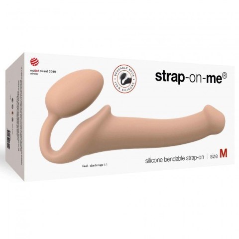 Strap-on-me Silicone bendable strap-on Flesh M Strap-on-me Silicone bendable strap-on Flesh M
