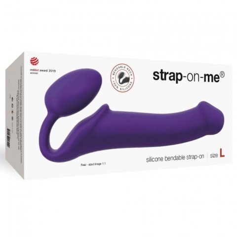 Strap-on-me Silicone bendable strap-on Purple L Strap-on-me Silicone bendable strap-on Purple L