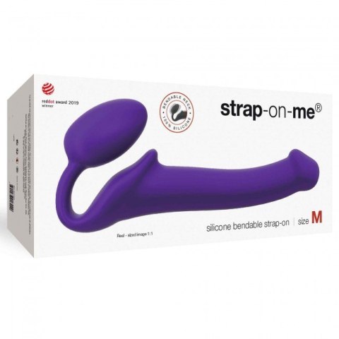 Strap-on-me Silicone bendable strap-on Purple M Strap-on-me Silicone bendable strap-on Purple M