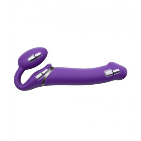 Vibrating Strap-on Purple M