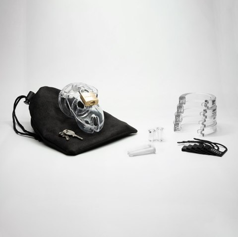 CB-X Mr Stubb Chastity Cage Clear CB-X Mr Stubb Chastity Cage Clear
