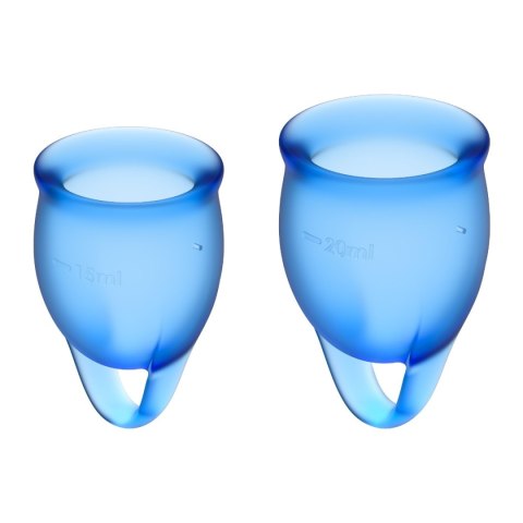 Feel Confident Menstrual Cup Set Dark Blue Feel Confident Menstrual Cup Set Dark Blue