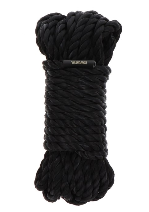 Lina do wiązania Taboom Bondage Rope 10 meter 7 mm Black Lina do wiązania Taboom Bondage Rope 10 meter 7 mm Black