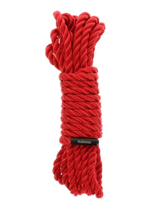 Lina do wiązania Taboom Bondage Rope 5 meter 7 mm Red Lina do wiązania Taboom Bondage Rope 5 meter 7 mm Red