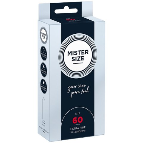 Mister.Size Condoms 60 mm 10 Pieces Mister.Size Condoms 60 mm 10 Pieces