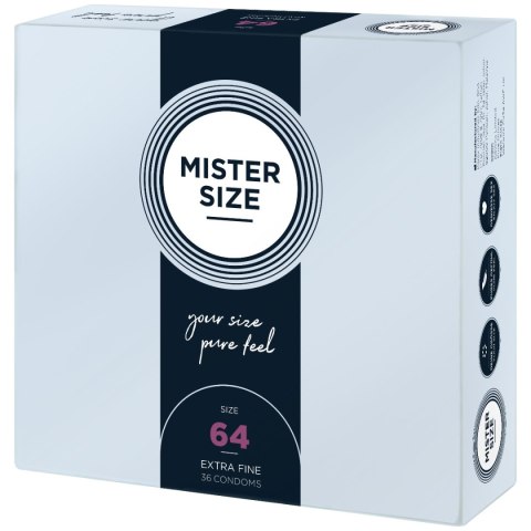 Mister.Size Condoms 64 mm 36 Pieces Mister.Size Condoms 64 mm 36 Pieces