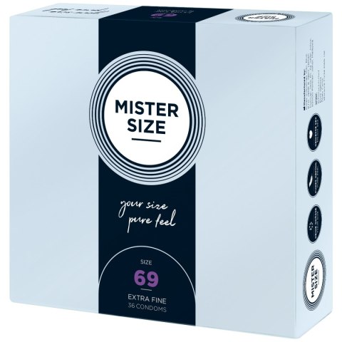 Mister.Size Condoms 69 mm 36 Pieces Mister.Size Condoms 69 mm 36 Pieces