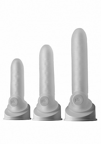 Stymulująca przedłużka na penisa Perfect Fit Fat Boy Micro Ribbed Sheath Clear 7,5'