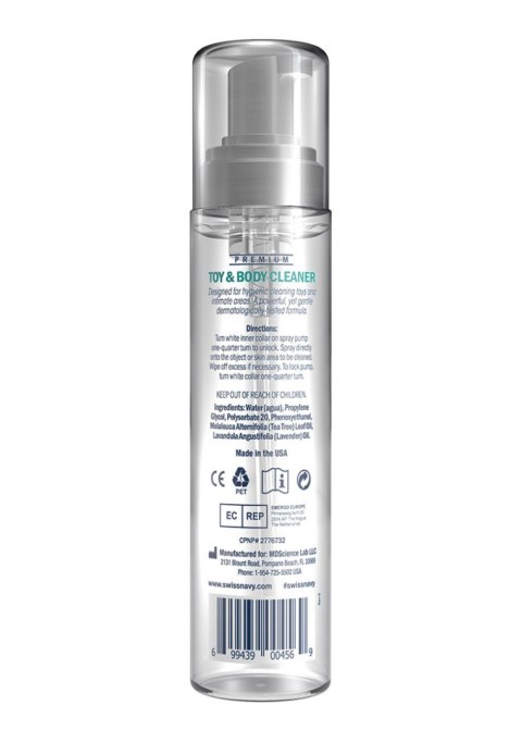 Swiss Navy Toy & Body Cleaner Foaming 207ml Swiss Navy Toy & Body Cleaner Foaming 207ml