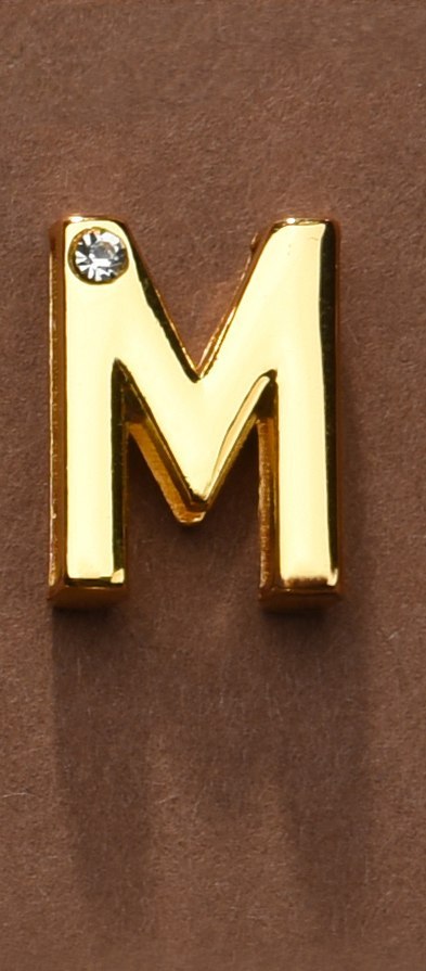 Litera do personalizacji obróżki lub kajdanek Upko Letter M Litera do personalizacji obróżki lub kajdanek Upko Letter M