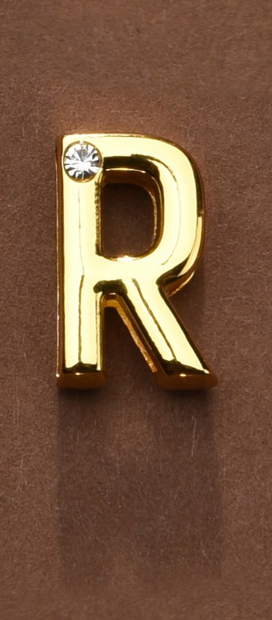 Litera do personalizacji obróżki lub kajdanek Upko Letter R Litera do personalizacji obróżki lub kajdanek Upko Letter R