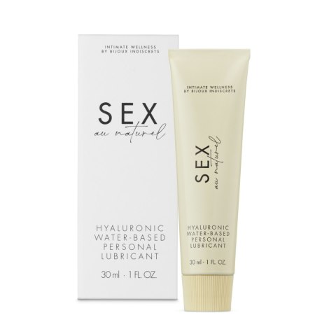 Medyczny żel wodny z kwasem hialuronowym Bijoux Indiscrets Sex au Naturel Hyaluronic waterbased lubricant 30ml Medyczny żel wodny z kwasem hialuronowym Bijoux Indiscrets Sex au Naturel Hyaluronic waterbased lubricant 30ml