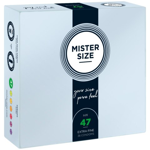 Mister.Size 47 mm Condoms 36 Pieces Mister.Size 47 mm Condoms 36 Pieces