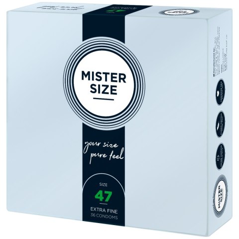 Mister.Size 47 mm Condoms 36 Pieces Mister.Size 47 mm Condoms 36 Pieces
