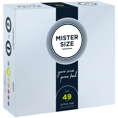 Mister.Size 49 mm Condoms 36 Pieces Mister.Size 49 mm Condoms 36 Pieces