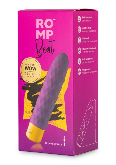 Niewielki wibrator typu bullet Romp Beat
