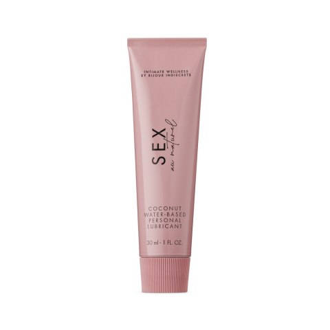 Relaksujący żel na bazie wody o aromacie kokosowym Bijoux Indiscrets Sex au Naturel Coconut waterbased lubricant 30ml Relaksujący żel na bazie wody o aromacie kokosowym Bijoux Indiscrets Sex au Naturel Coconut waterbased lubricant 30ml