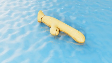 Rozgrzewający się wibrator z główką w kształcie róży Zalo Rose Vibrator Lemon Yellow