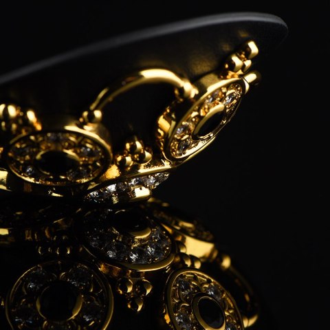 Skórzane ozdobne nasutniki Upko Luxury Baroque Leather Pasties
