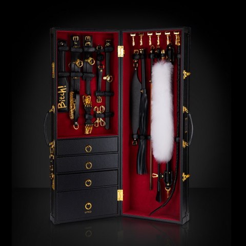Walizka pełna akcesoriów BDSM Upko Luxury BDSM Vertical Trunk Kit