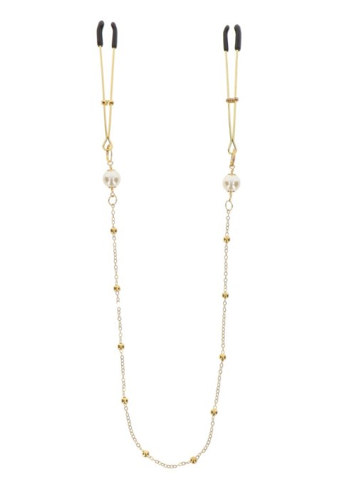 Zaciskane klamerki na sutki Taboom Tweezers Pearl & Deluxe Chain Zaciskane klamerki na sutki Taboom Tweezers Pearl & Deluxe Chain
