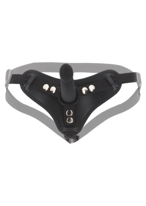 Czarna uprząż z dildem Taboom Strap-On Harness Black with Dong S Czarna uprząż z dildem Taboom Strap-On Harness Black with Dong S