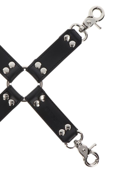 Czarny łącznik do kajdanek z ekoskóry Taboom Hogtie Black Czarny łącznik do kajdanek z ekoskóry Taboom Hogtie Black