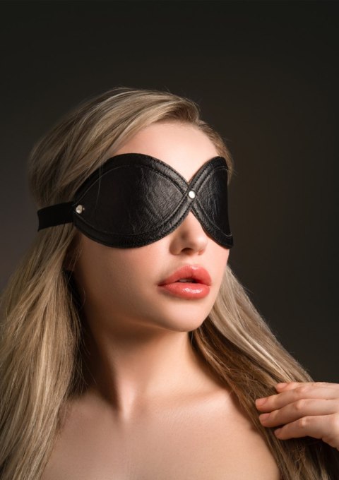 Opaska na oczy z ekoskóry Taboom Infinity Blindfold Black Opaska na oczy z ekoskóry Taboom Infinity Blindfold Black