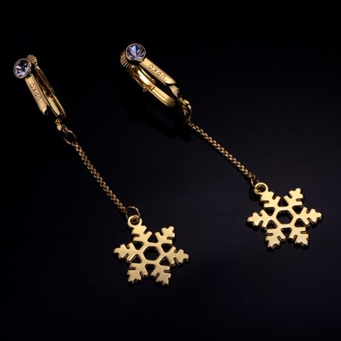 Upko Non-pierced clitoral jewelry dangle with snowflake